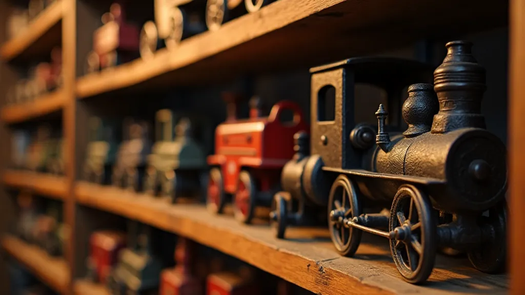 Collection of cast iron toys